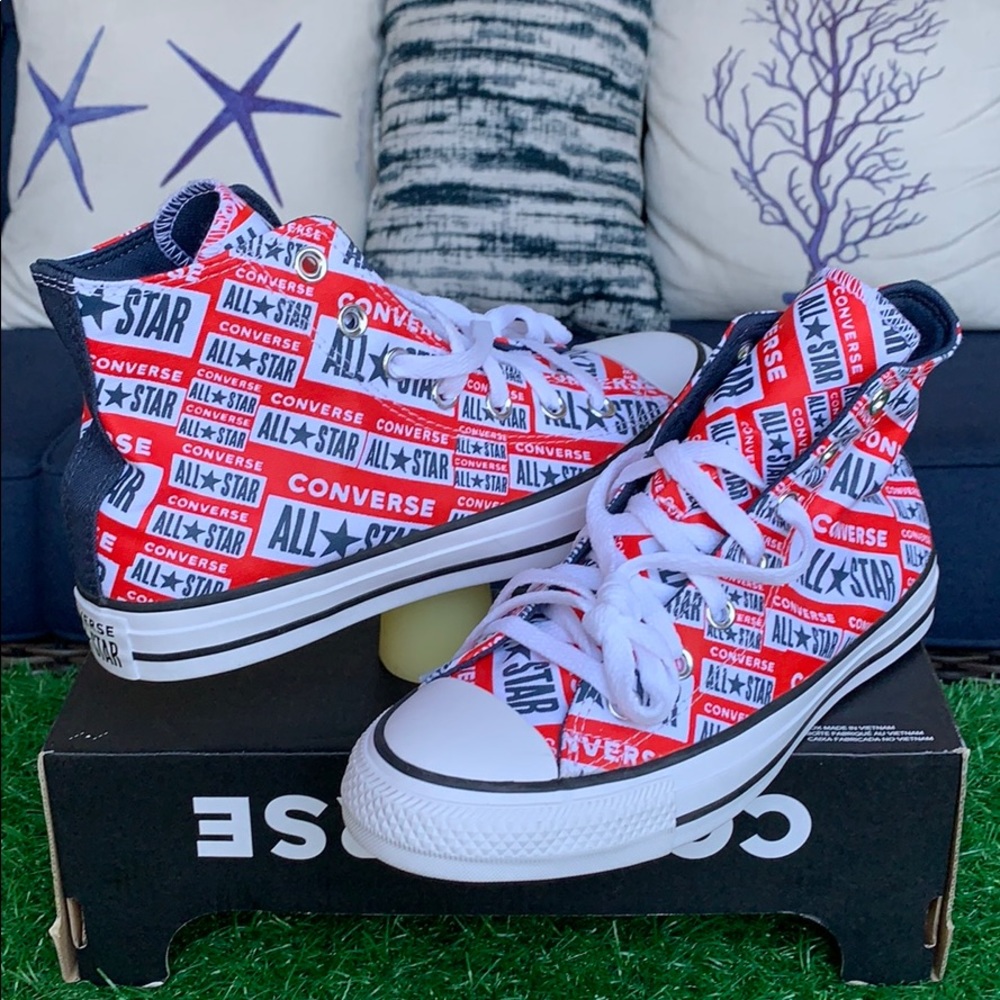Converse CTAS high White/Multi/block WMNS - Picture 7 of 16